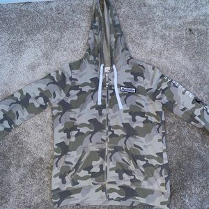 Hollister camouflage coat